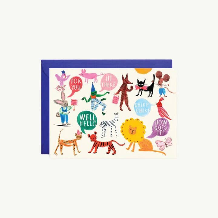 Mr. Boddington's Studio - Wholesale Stationery/Notecard Set - Animals at Recess - Notecards
