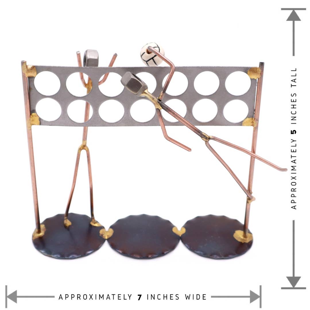 Rock Creek Metal Craft - Wholesale Decorative Figurine - Volleyball Net with Men5