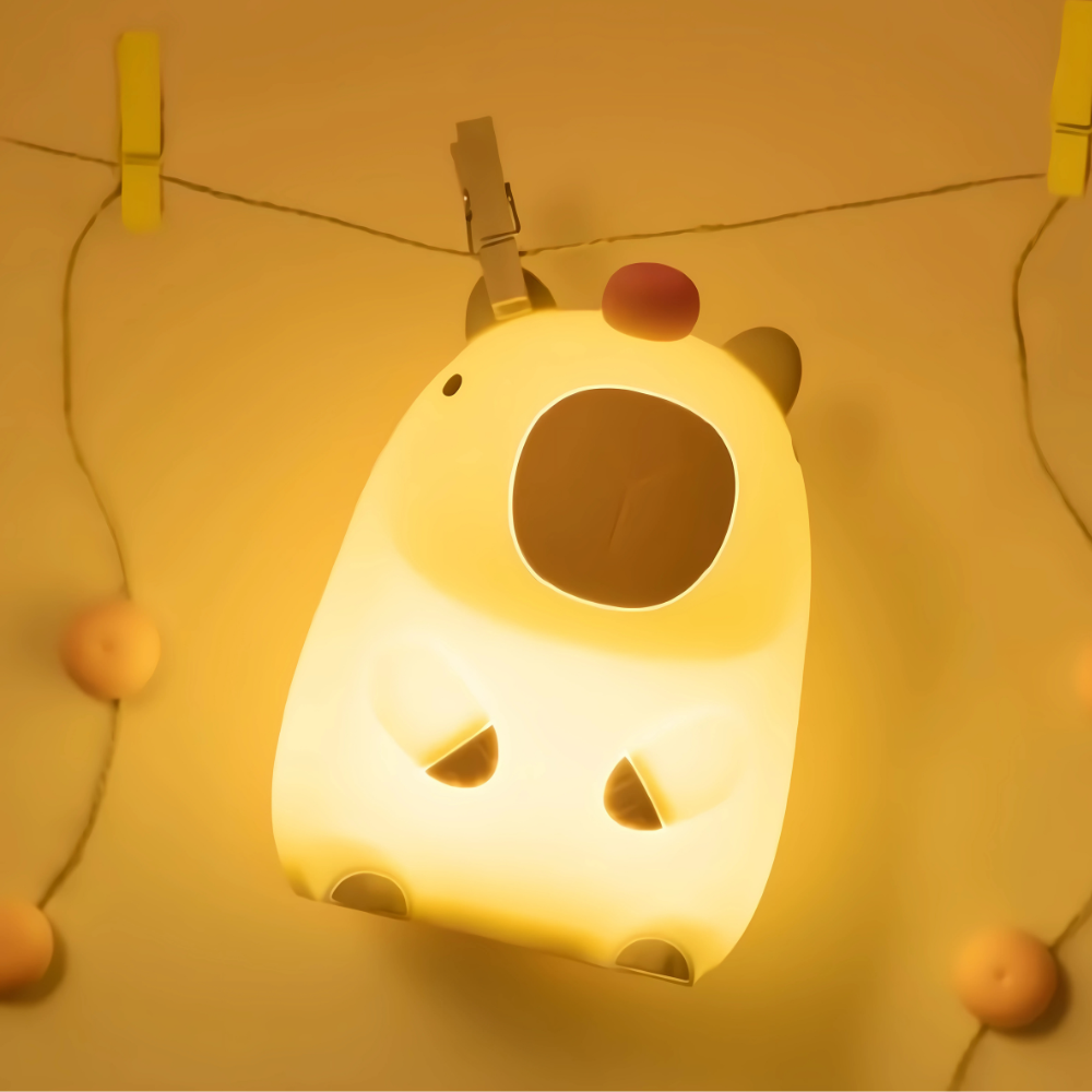 Moderny - Vendita all'ingrosso Luce notturna - Bambini e neonati - Lampada Luminescente Morbida Capibara2
