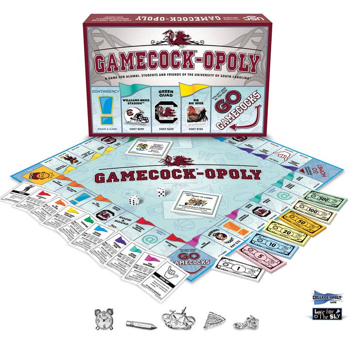 GAMECOCK-OPOLY for wholesale by Late for the Sky