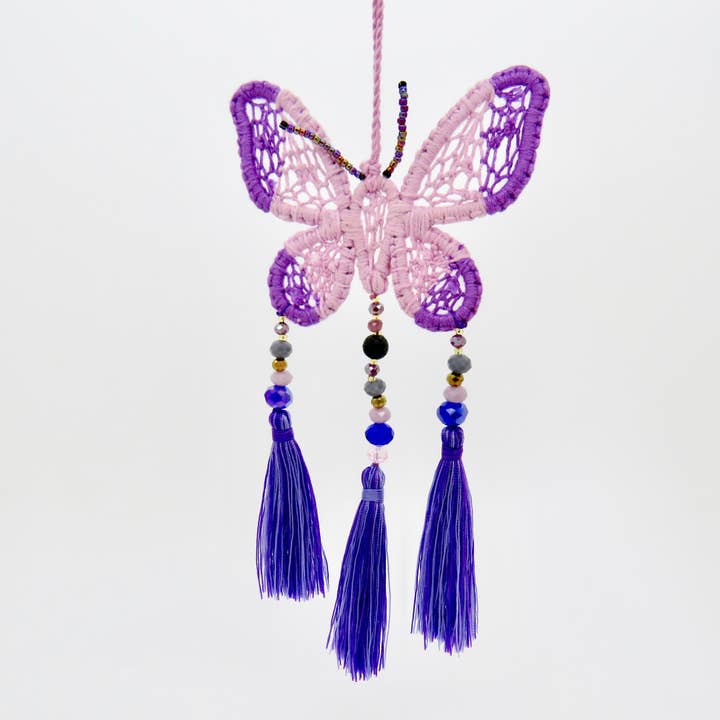 Rosamariposa - Venta al por mayor Atrapasueños - Mariposa - Cazador de sueños con mariposas2