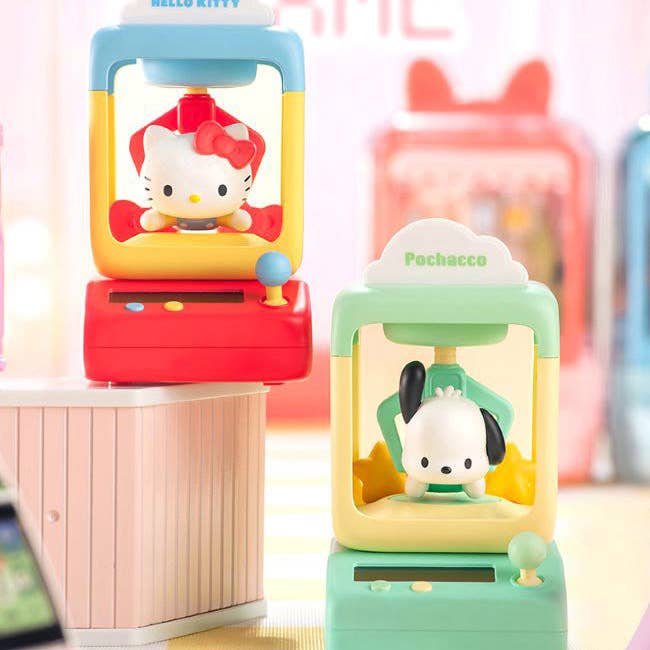 K-Wonderland - Wholesale Figurine Toy - Kids - Sanrio Mini Crane Game Figures – Light & Spin Display Series1