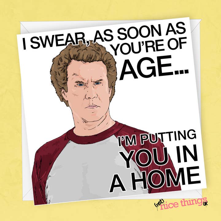 Step Brothers Father's Day Card | Will Ferrell Card for Dad for wholesale by NotNiceThings