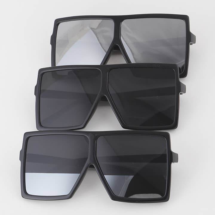 Mix Color Mirrored Shield Sunglasses for wholesale on Faire