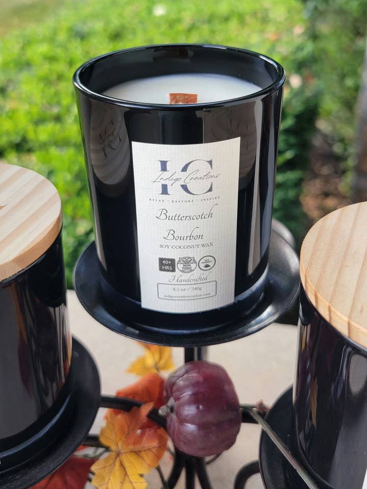 Butterscotch Bourbon for wholesale by Indigo Creations