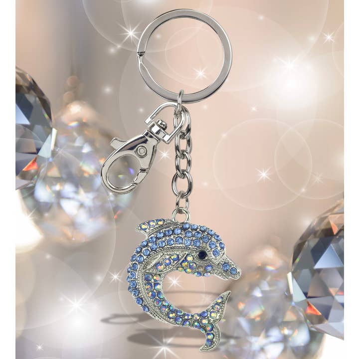 Cota Global - Wholesale Keychain - Unisex - Sparkling Charms - Dolphin3