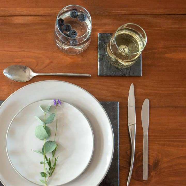 Rinkit Ltd - Wholesale Coasters - Marble Square Coaster - 10cm - By Argon Tableware7