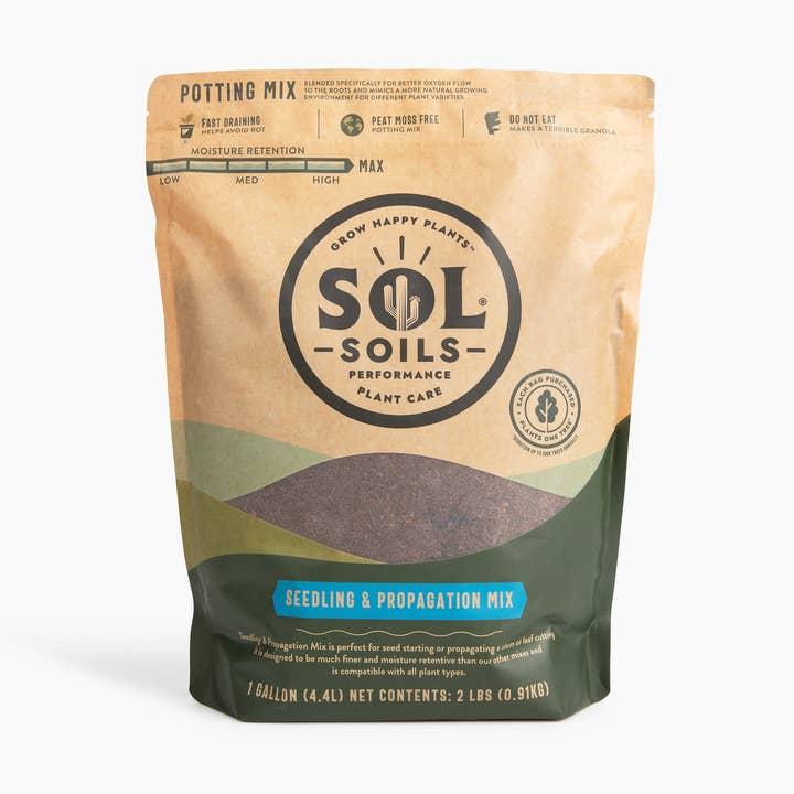 Sol Soils - Wholesale Planting/Potting Soil - Soil (1Gal) Seedling & Propagation Mix0