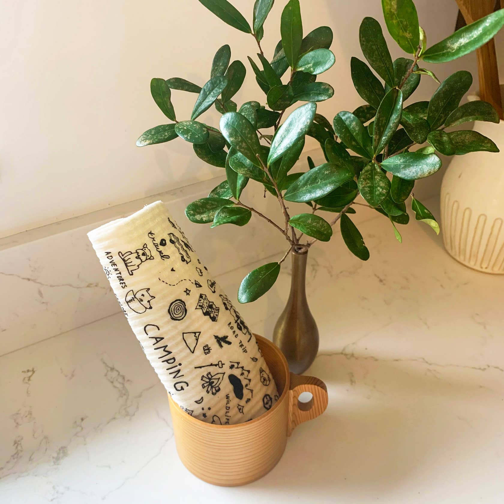 Bespoke Provisions – Engroshandel Køkkenhåndklæde – Camping Svensk Opvaskeklud - Genanvendelig Svampeklud6