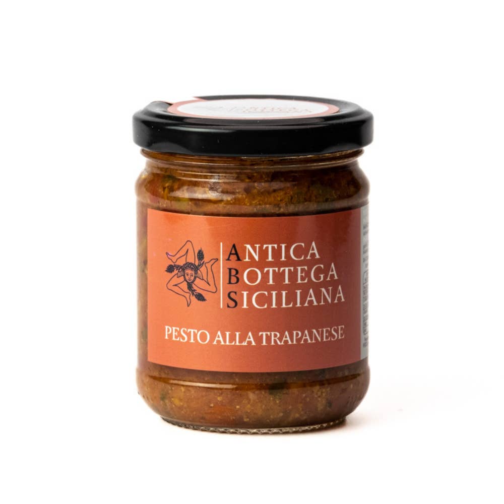 Antica Bottega Siciliana - Wholesale Pesto - Trapanese Pesto with Tomato, Almond and Garlic -180g