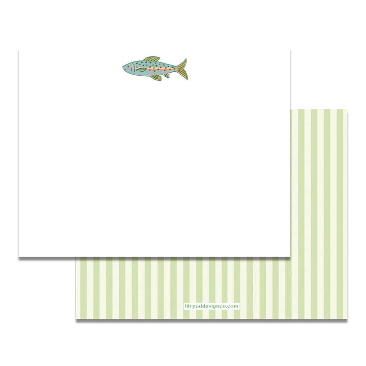 Fish Stationery Set for wholesale by Lilypad Design Co.