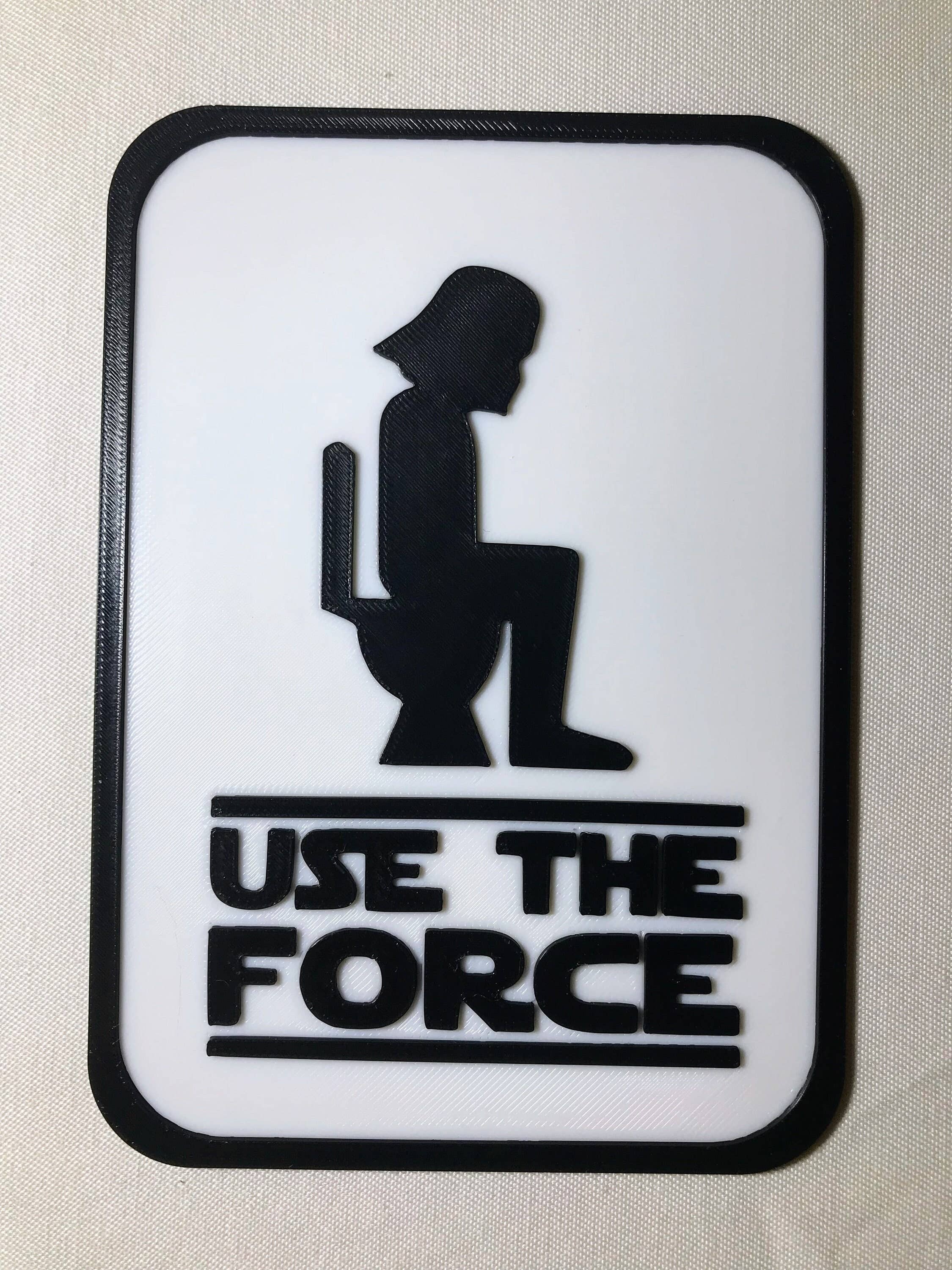 Charles Prints - Wholesale Bathroom Sign - Star Wars Bathroom Sign1
