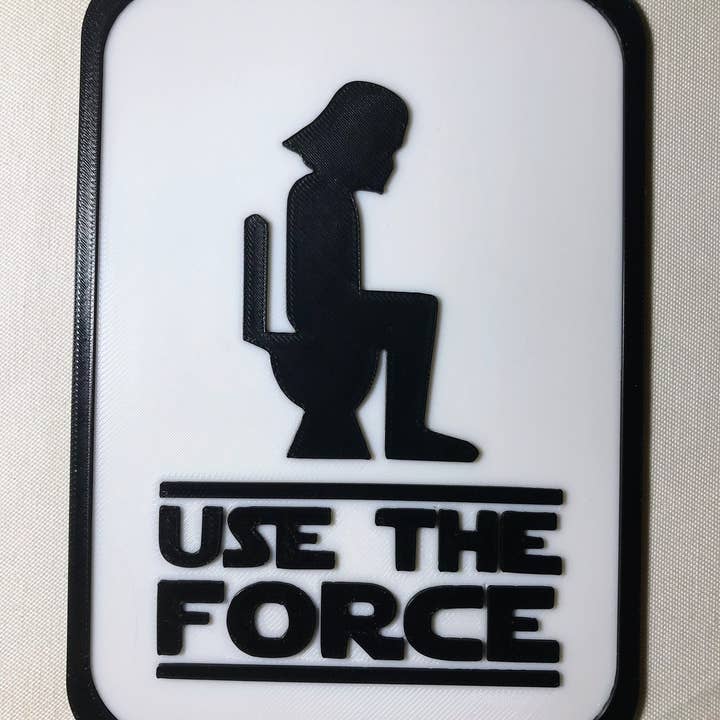 Charles Prints - Wholesale Bathroom Sign - Star Wars Bathroom Sign1