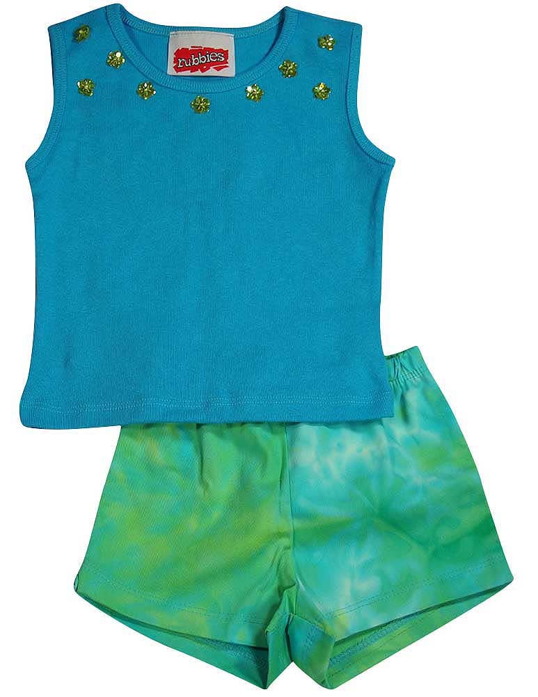 Eastern Off Price - Wholesale Top & Short Set - Kids - Rubbies - Little Girls 2 Piece Short Set2