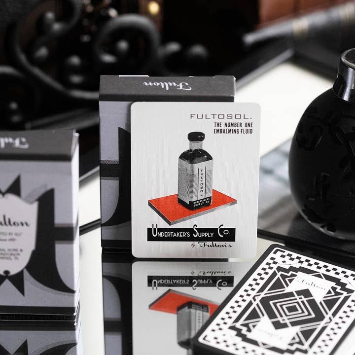 FULTONS Playing Cards – Großhandel Spielkarten – FULTON'S FUNERAL SPIELKARTEN