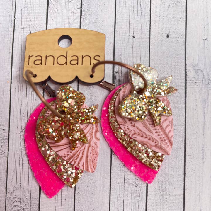Randans custom fringe hoop earrings- petite/small for wholesale by Randans