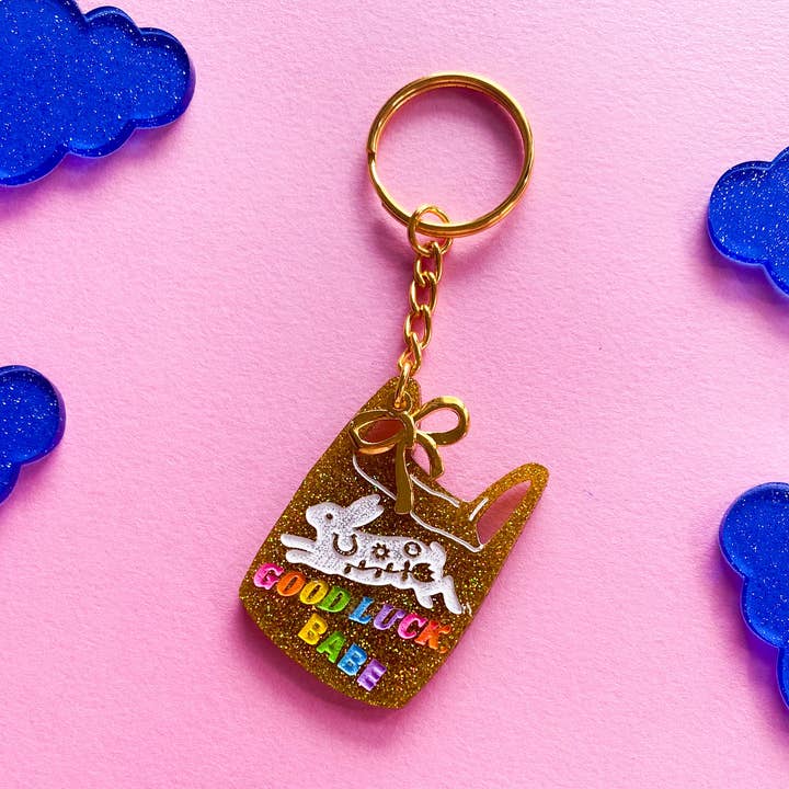 No Guts No Glory Jewelry + Co – Engroshandel Nøglering - Dame – Held og lykke, Babe nøglering0