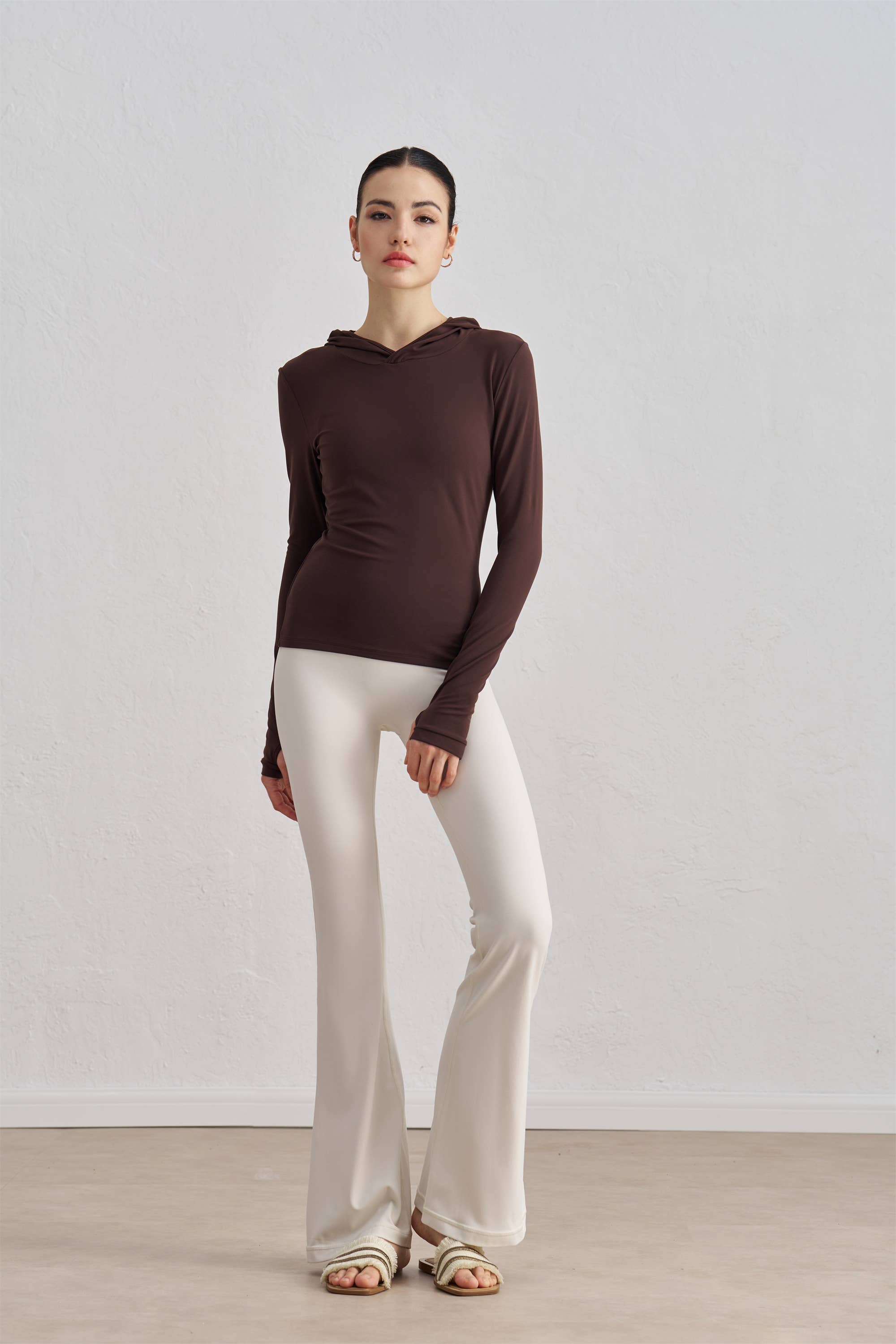 91thelabel - Wholesale Athletic Top - Women's - Juno Long Sleeve Active Top With Hoodie 9