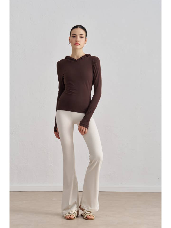 91thelabel - Vendita all'ingrosso Maglia sportiva - Donna - Maglia sportiva a maniche lunghe Juno con cappuccio 9