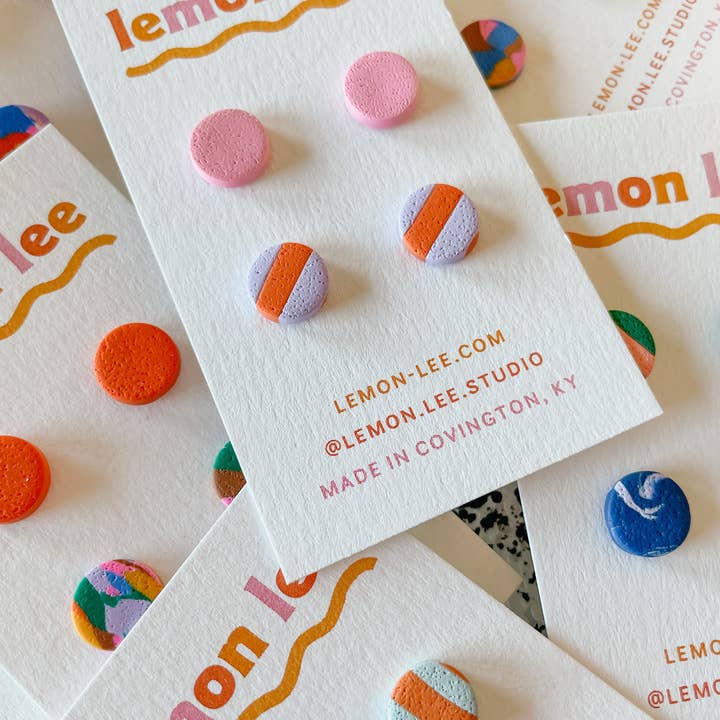 Lemon Lee Studio - Wholesale Stud/Post Earrings - Mystery Stud Set4