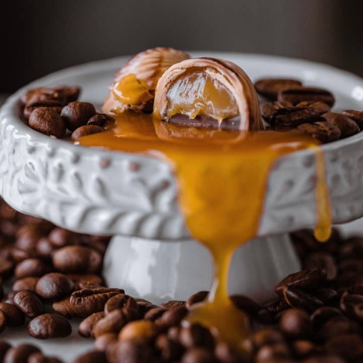 Coffee Caramel Chocolate Gift Box for wholesale by CORRY’S ARTISAN CHOCOLATES