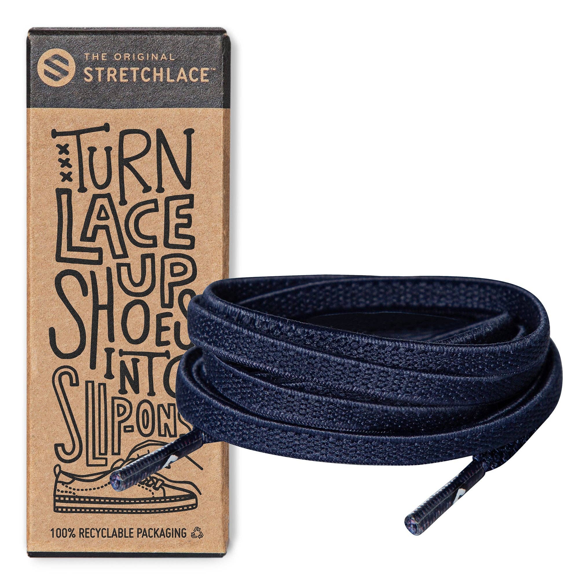 The Original Stretchlace - Vendita all'ingrosso Lacci per scarpe - Unisex - Lacci per scarpe elastici piatti42