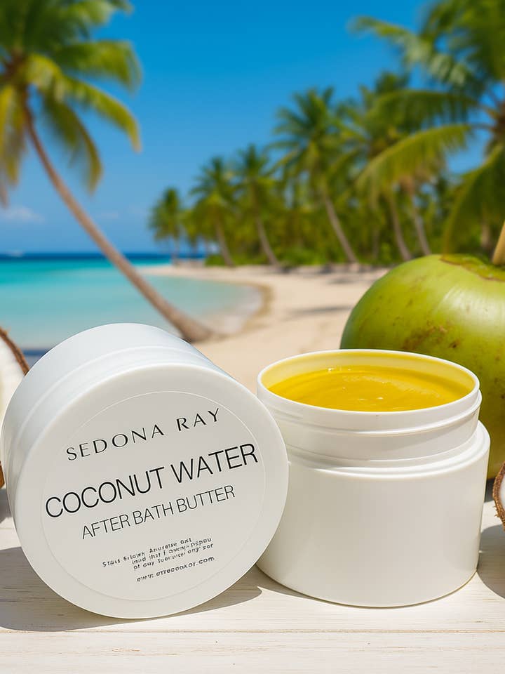 Coconut Water After Bath Body Butter for wholesale by Sedona Ray Holistic Beauty