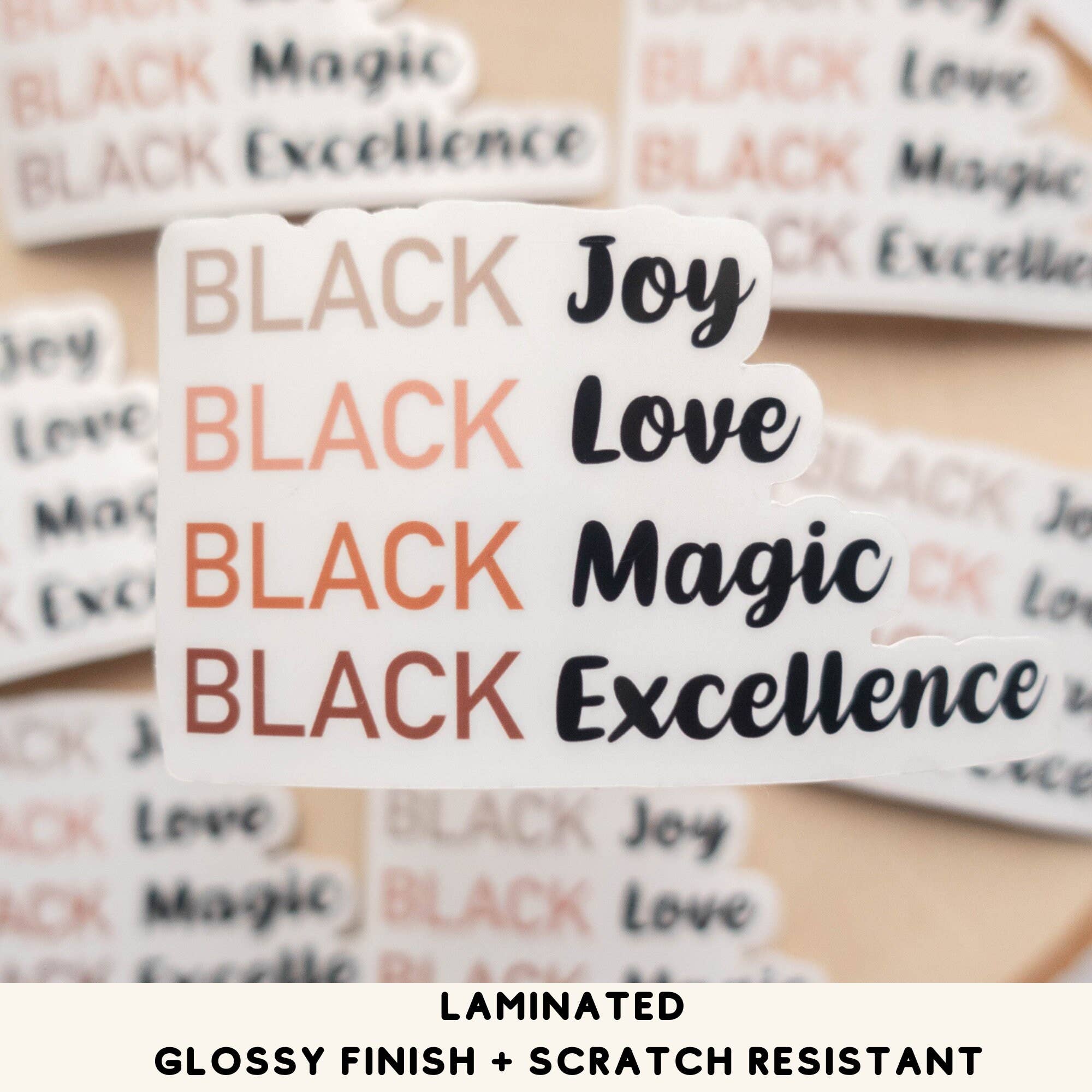 Syera Love & Co. - Wholesale Sticker - Black Joy, Black Girl Magic, BLM Vinyl Stickers for Laptops2