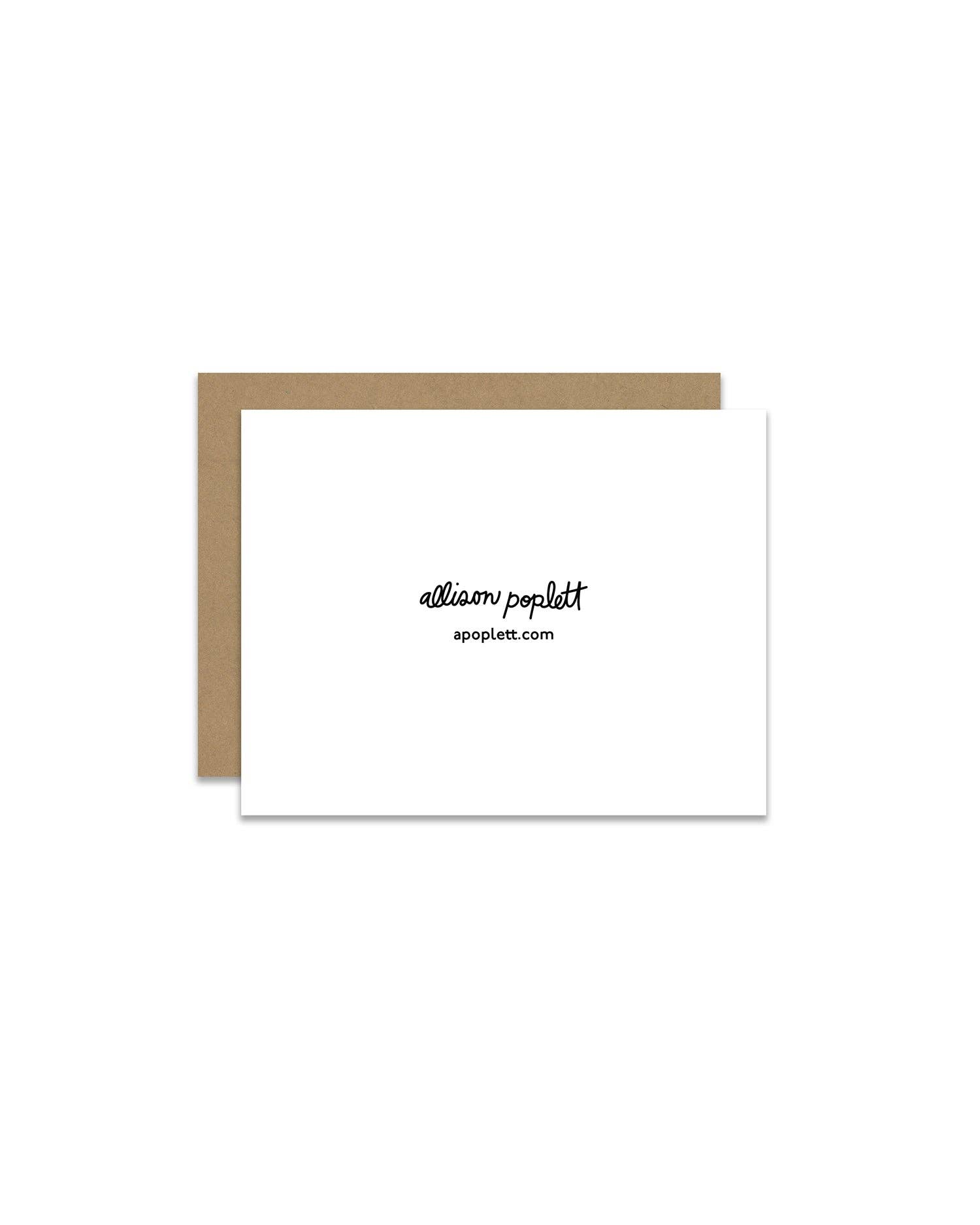 Allison Poplett - Wholesale Everyday Greeting Card - Pesce e Limone Greeting Card2