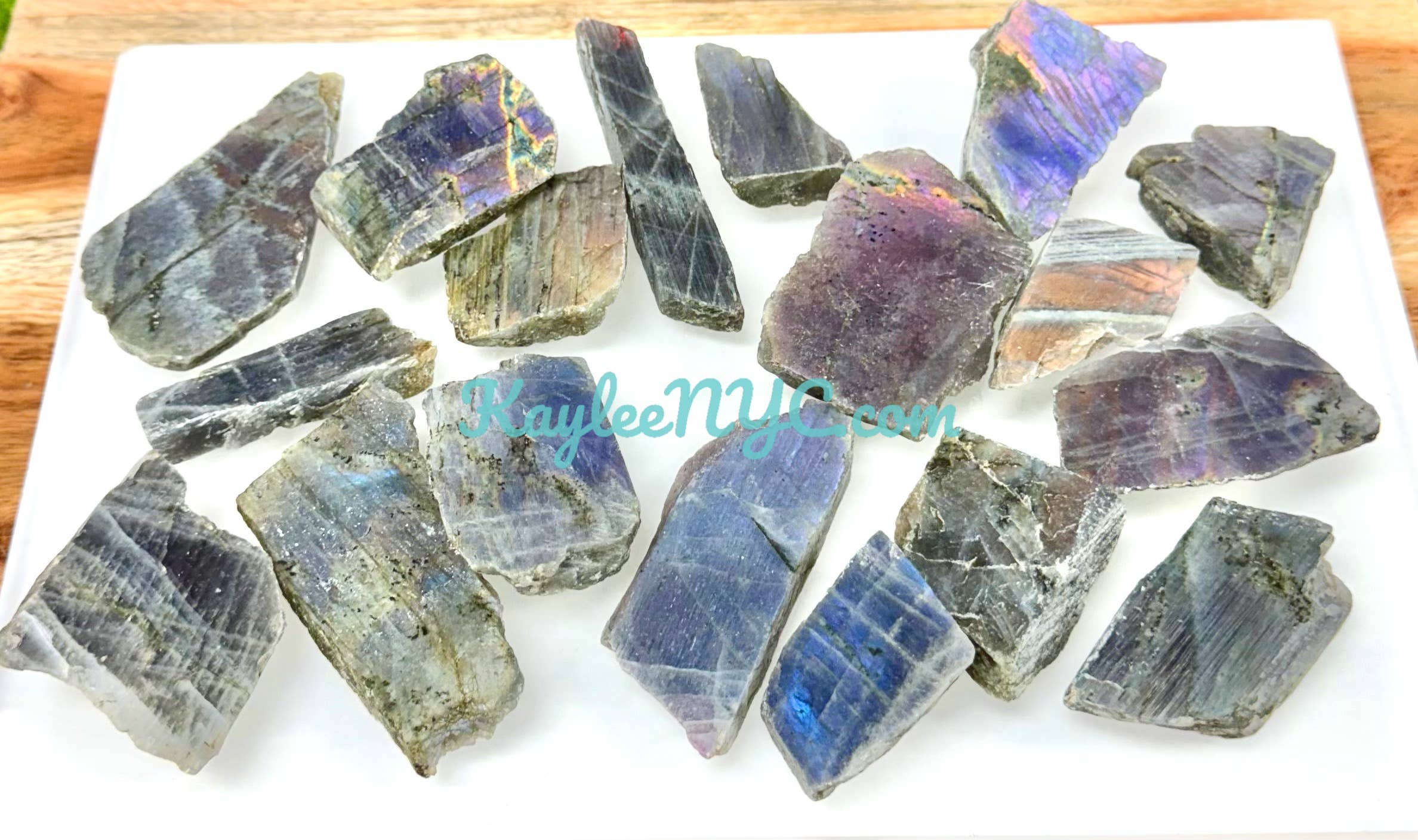 KayleeNYC - Wholesale Spiritual Stone/Crystal - Wholesale Lot 2 Lbs Natural Sunset Labradorite Slab Crystal1