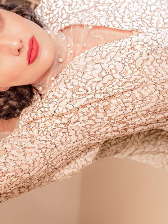 Stephanotis Wrap Dress for wholesale by Pacura