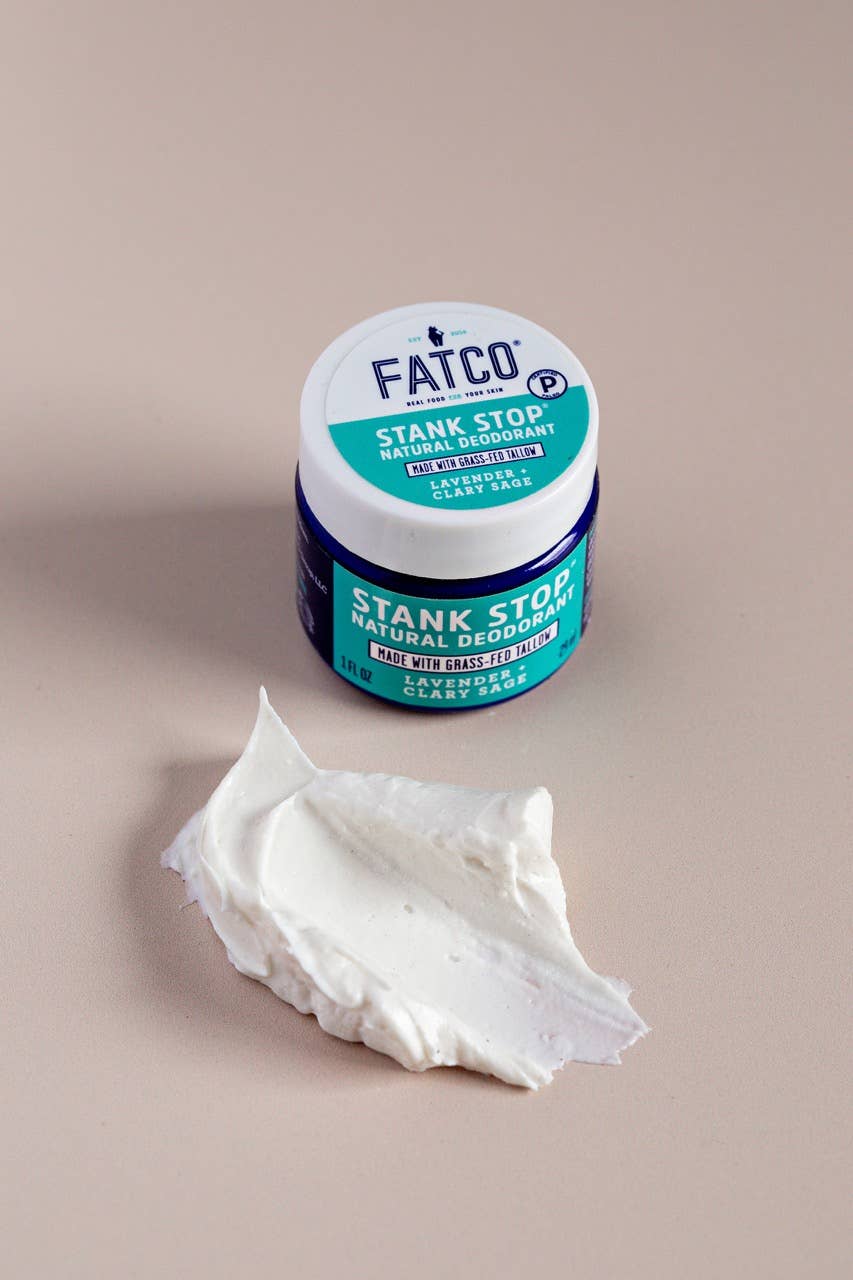 FATCO - Wholesale Deodorant - Unisex - Stank Stop, Cream, Lavender+Sage - 1 oz1