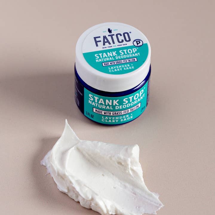FATCO - Wholesale Deodorant - Unisex - Stank Stop, Cream, Lavender+Sage - 1 oz1