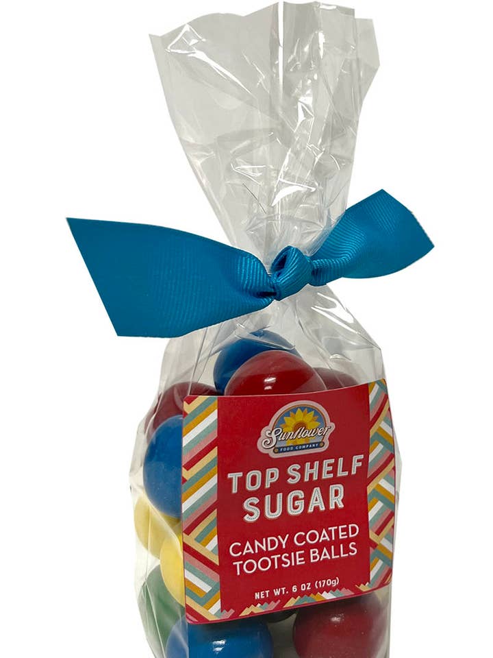 Candy Coated Tootsie Rolls 6 oz. Gift Bags for wholesale by Sunflower Food Company