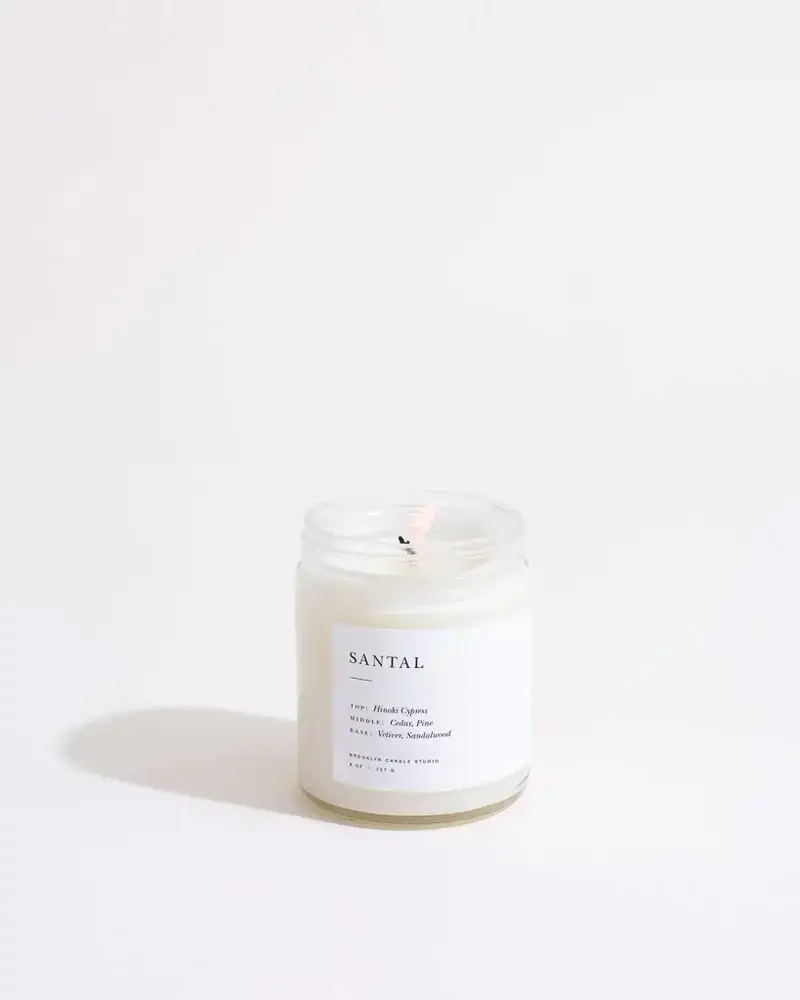 Brooklyn Candle Studio (EU) – Engroshandel Glaslys – Santal duftlys i glas med låg2