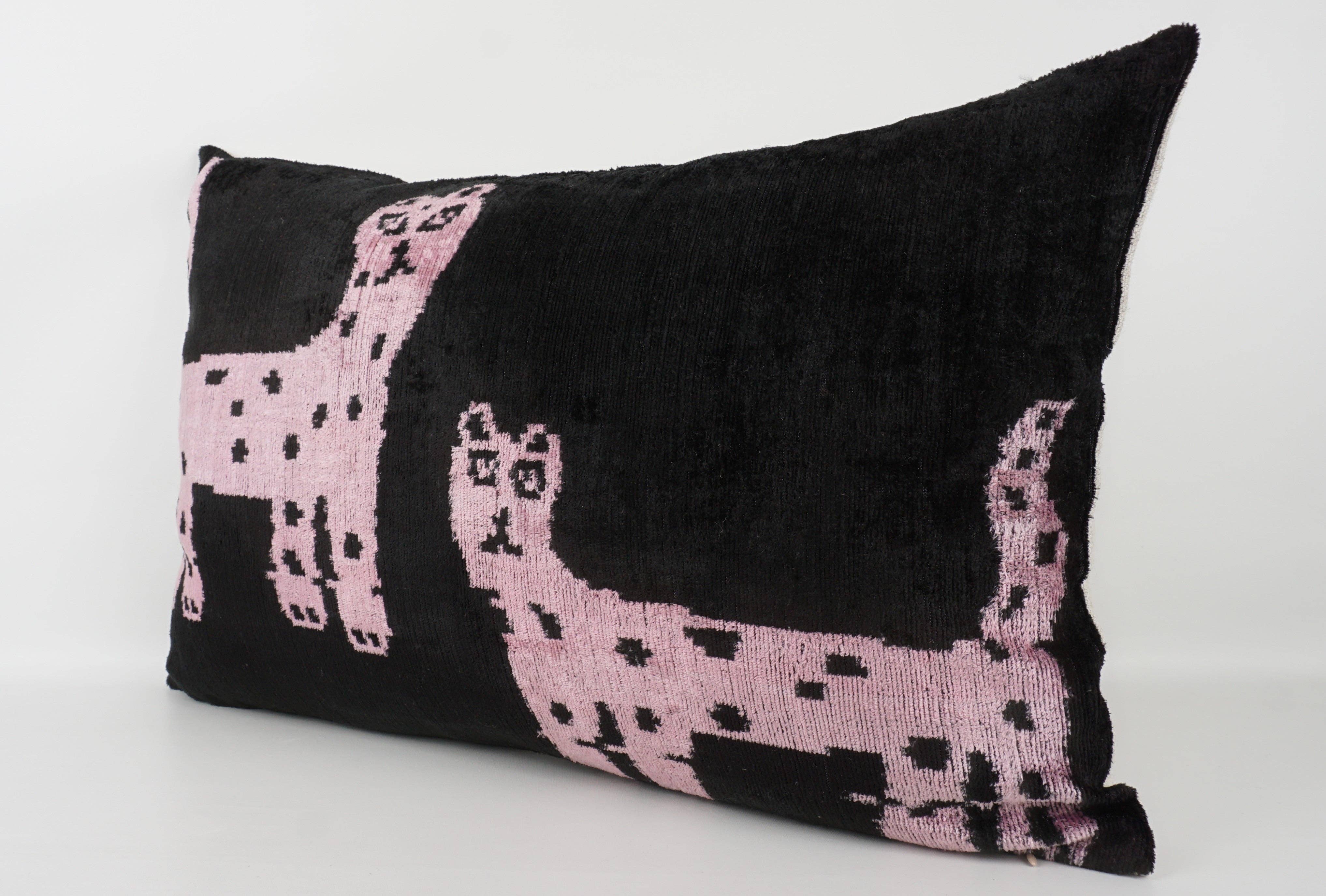 MD Home - Vendita all'ingrosso Fodera cuscino decorativo - LAWRENCE & PABLO - FEDERA IN SETA/VELLUTO IKAT1