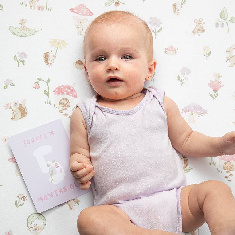 Living Textiles - Wholesale Milestone Art/Keepsake - Kids & Baby - Milestone Cards - Whimsical Wonderland2