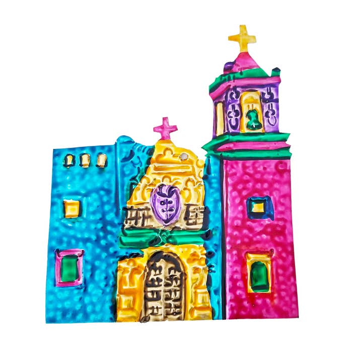 Tin Mission San Jose & San Miguel for wholesale by Sedona Spirit