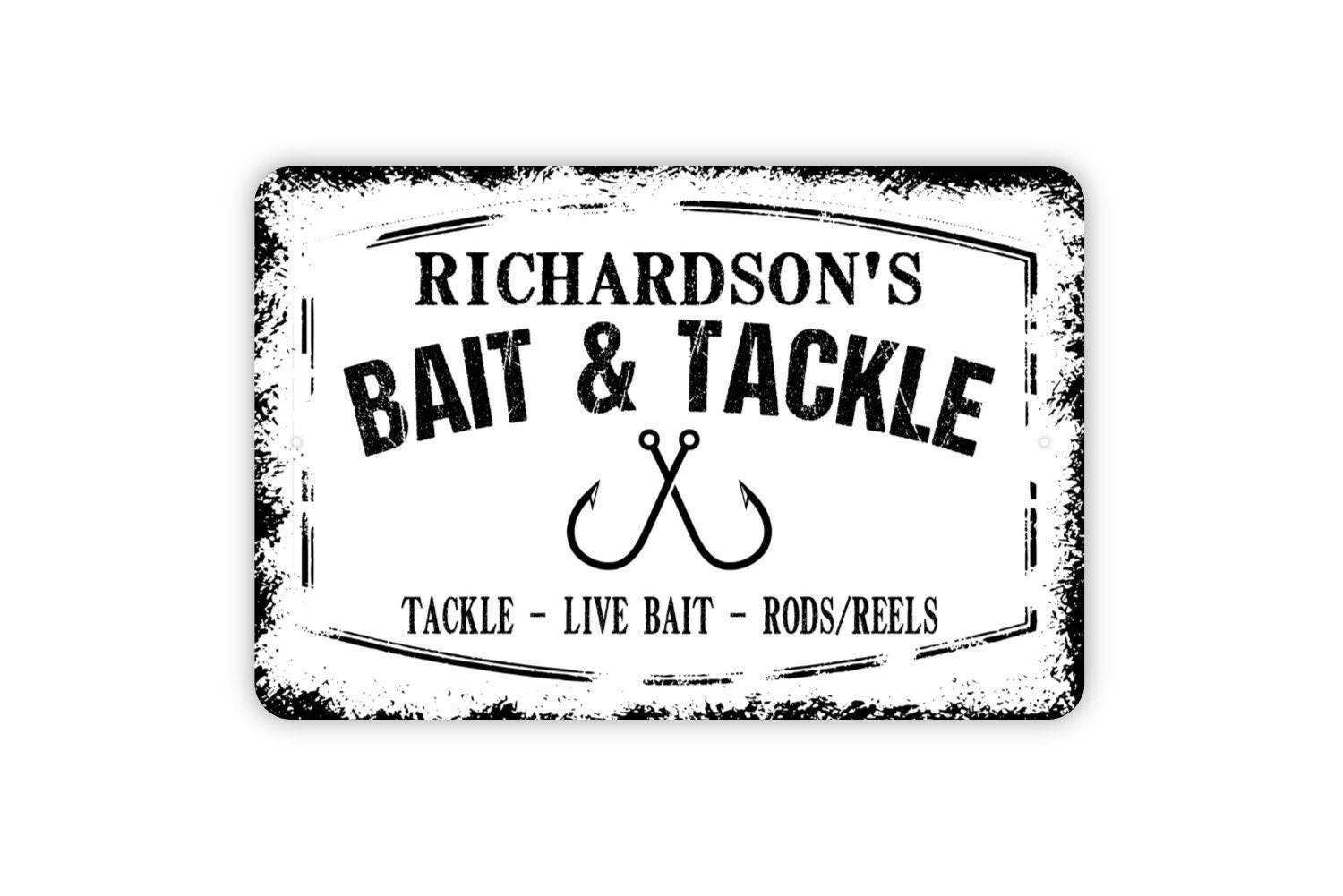 North Star Rustics Signs - Wholesale Sign - Custom Bait & Tackle Fishing Metal Wall Art3