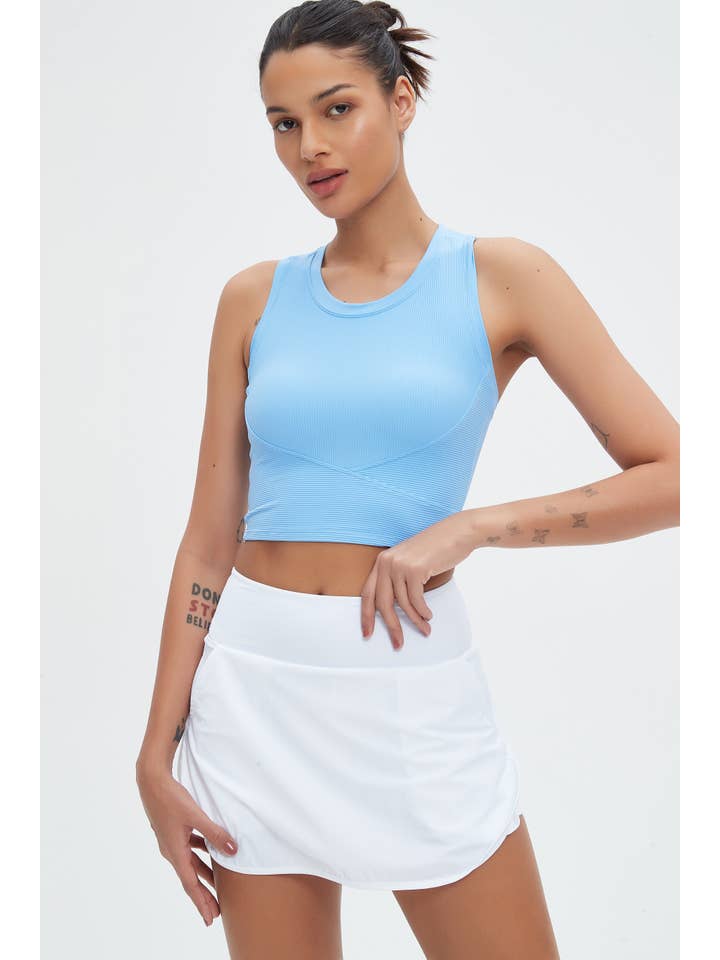 91thelabel - Wholesale Tank Top - Women's - Malibu Ribbed Molded Cup Tank Top