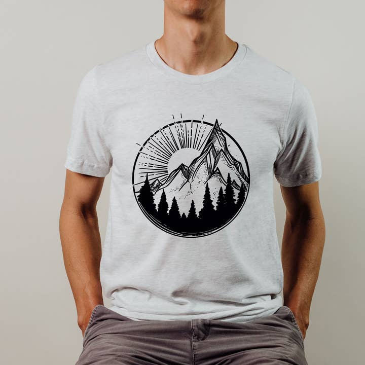 208 Tees - Wholesale Screen Printed T-Shirt - Men's - Mens Shirts PNW Shirt, Nature 046