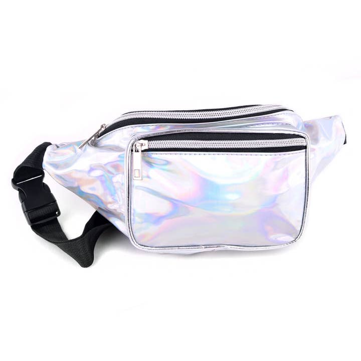 Selini New York - Wholesale Belt bag – Women’s - Iridescent Metallic Waist Fanny Pack - LFBG13042
