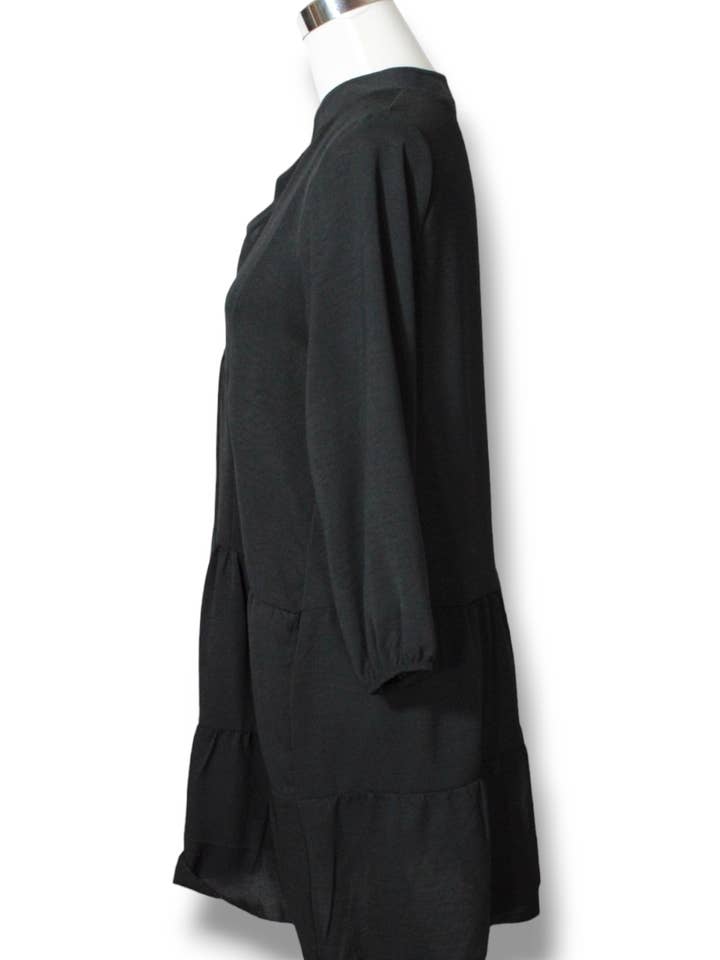 NINEF - Wholesale Dress - Women's - Chic Sunset Shift Dress - Versatile & Vibrant4