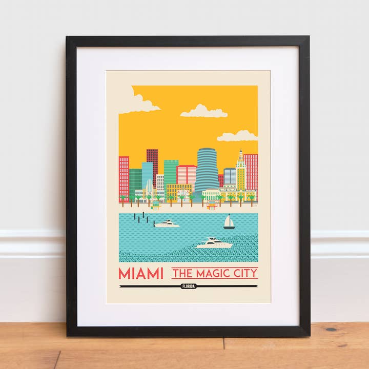 Miami Print for engroshandel hos The Creative Toucan ltd