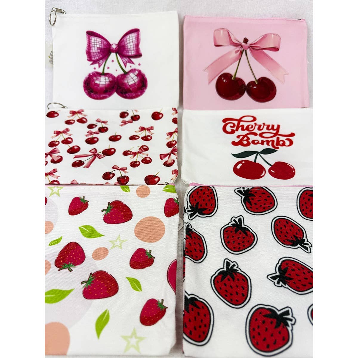 MIX COLOR Fruit Design Printed Coin Purse for wholesale on Faire3