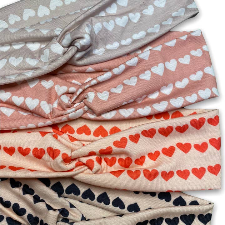 Love Train Knotties Headband for wholesale by Knotties Headbands