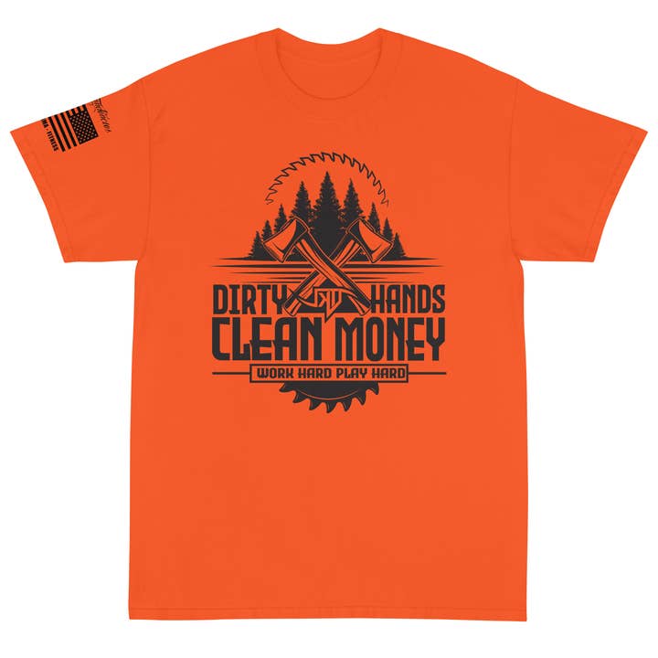 "Dirty Hands Clean Money" - Short-Sleeve Unisex T-Shirt for wholesale by Killer Tendencies LLC
