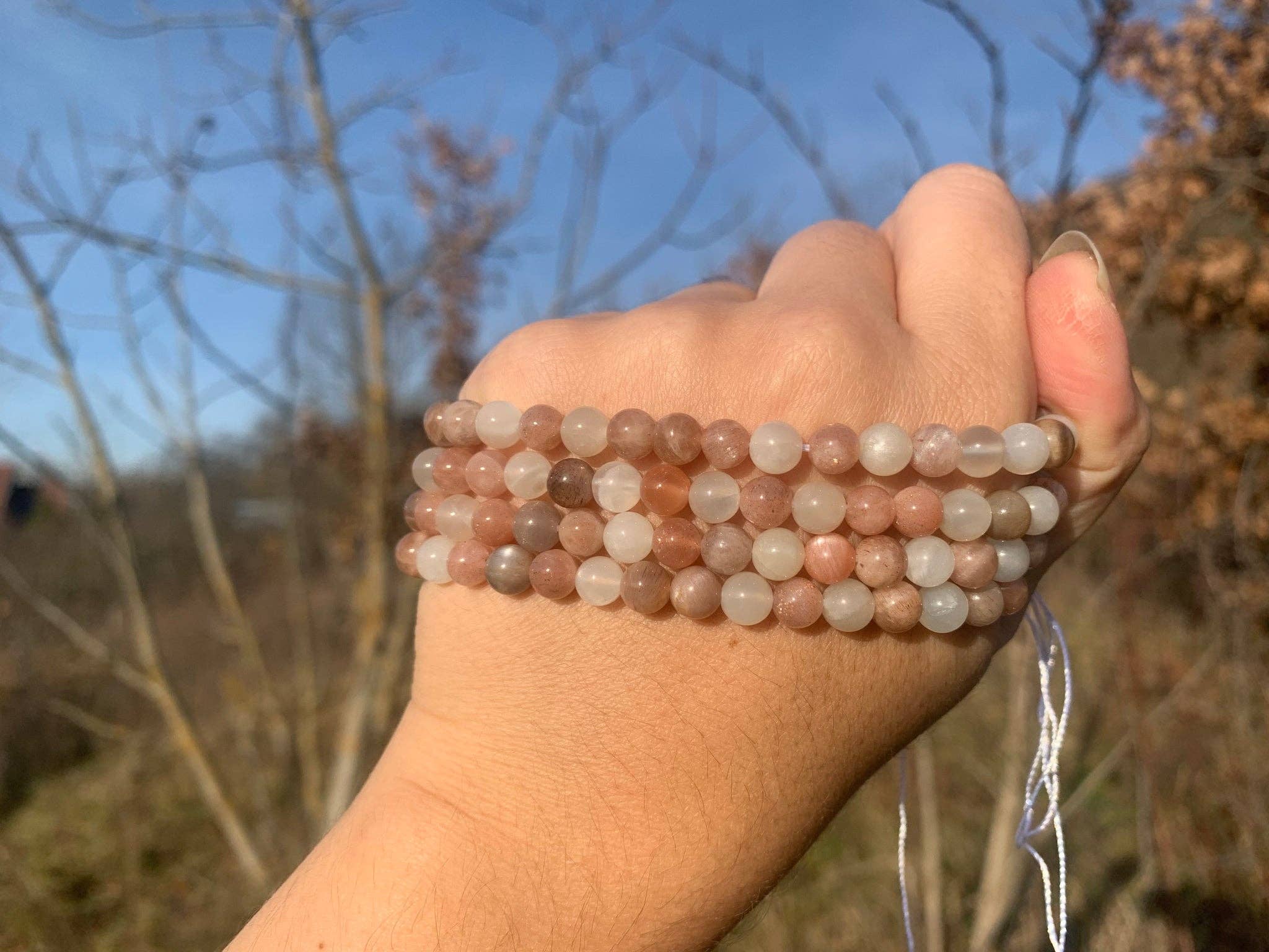 A l'or gemmes - Wholesale Beads - PLMU 6 to 8 mm multicolor moonstone beads8