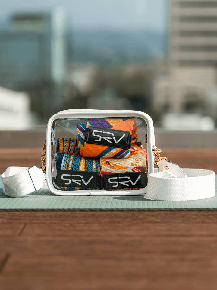 Set da 3 bande di resistenza in tessuto antiscivolo per la vendita all'ingrosso da parte di Srv society