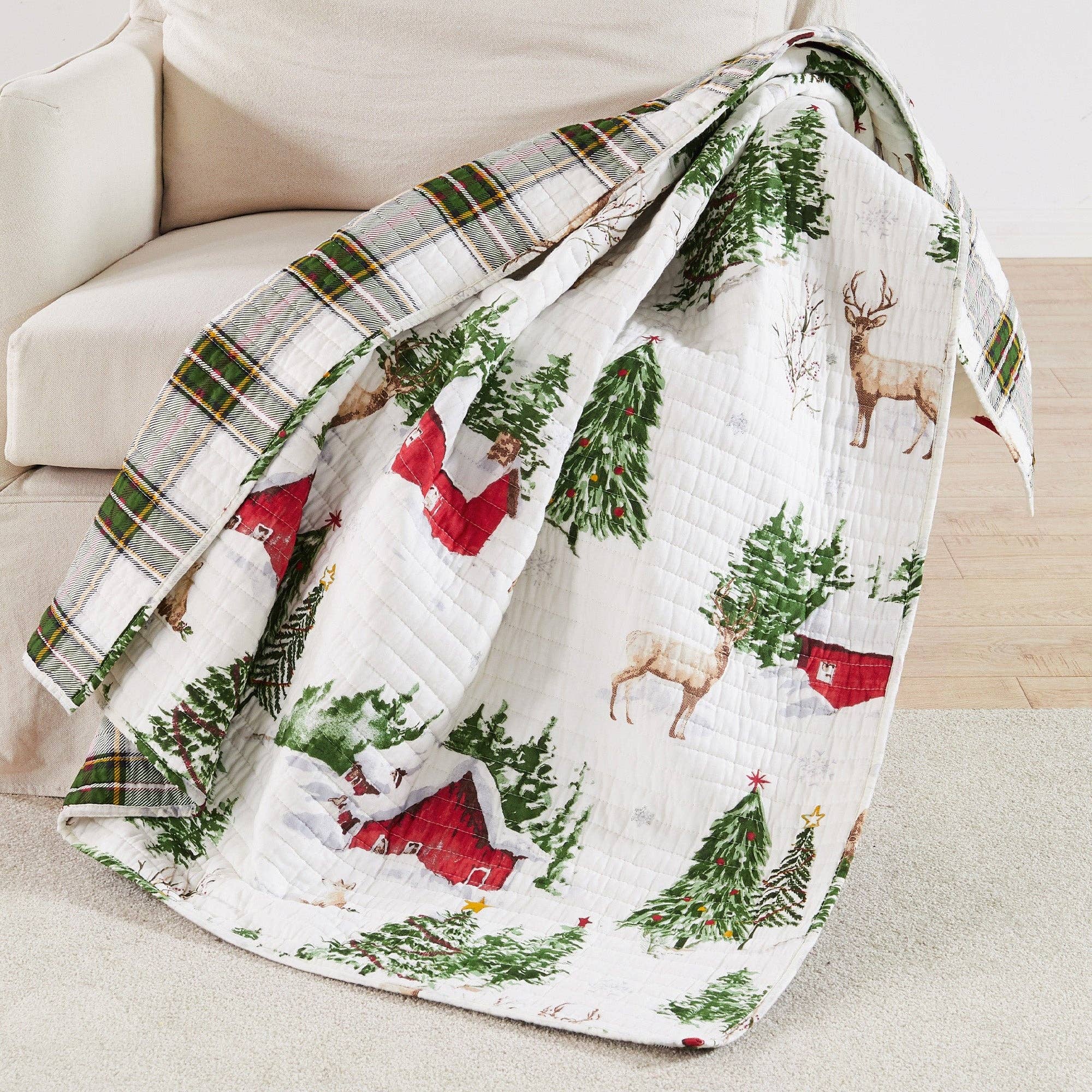 Levtex Home - Wholesale Throw Blanket - Tatum Pines Quilted Throw0